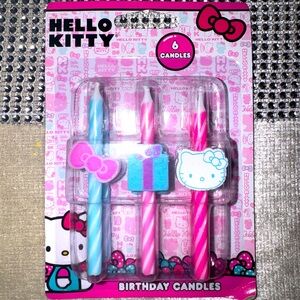 BNIB, Hello Kitty Borthday candles , 6 candles
